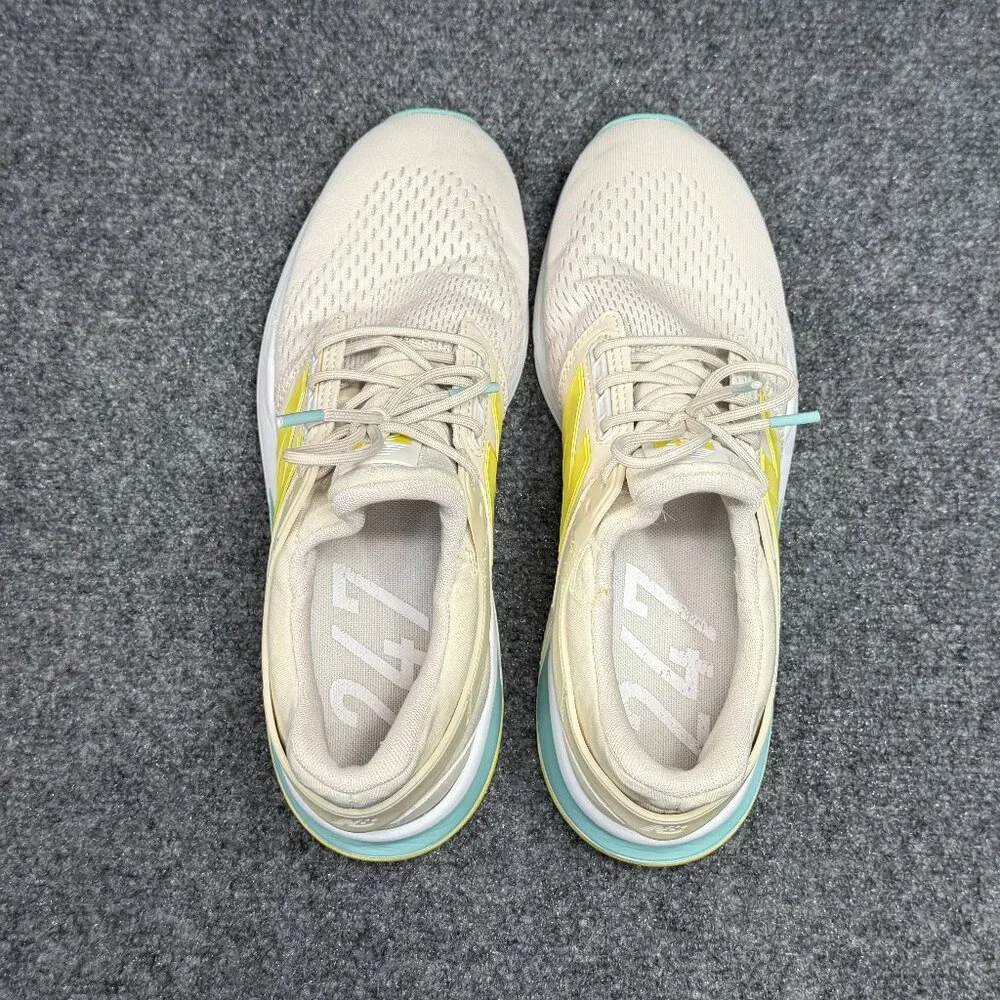 New Balance 247 v2 Running Shoes Women's Size 10 Tan Yellow Blue Athletic Retro - Picture 11 of 14